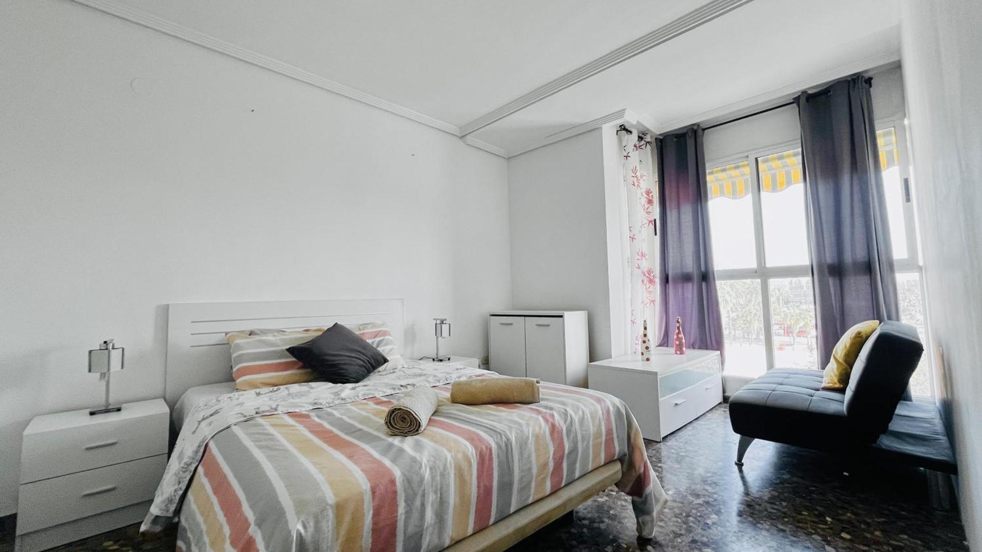 Apartamento Apartamento Compartido Con Vista Al Puerto Valencia Exterior foto